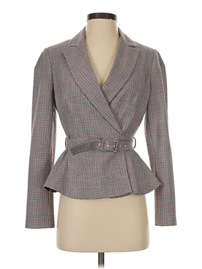 Pre-owned Lk Bennett Blazer Jacket In Gray