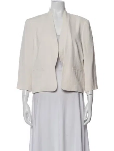 Pre-owned Lk Bennett Blazer In White