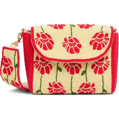 Lk Bennett Bloom Beaded Shoulder Bag