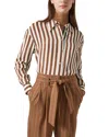 Lk Bennett Blythe Striped Button-down Blouse