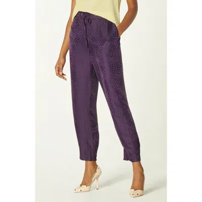 Lk Bennett Byrony Pull-on Pants In Purple