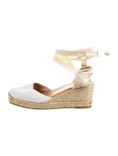 Pre-owned Lk Bennett Canvas Espadrilles In Black