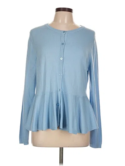 Pre-owned Lk Bennett Cardigan Sweater In Blue