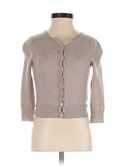 Pre-owned Lk Bennett Cardigan Sweater In Brown