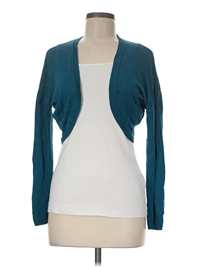 Pre-owned Lk Bennett Cardigan Sweater In Teal