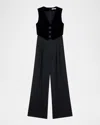 Lk Bennett Carine Sleeveless Wide-leg Jumpsuit In Black