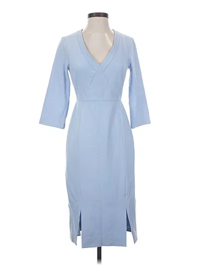 Pre-owned Lk Bennett Casual Dress In Blue