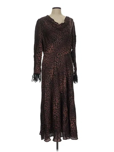 Pre-owned Lk Bennett Casual Dress In Brown