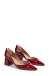 Lk Bennett Cecile Pointed Toe Pump In Red