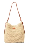 Lk Bennett Celeste Woven Tote In Natural/gold