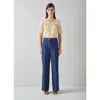 Lk Bennett Charlie Stripe Rib Top In Multi