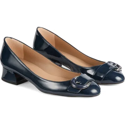 Lk Bennett Cic Resin Buckle Pump In Blue