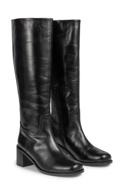 Lk Bennett Claude Tall Boot In Black