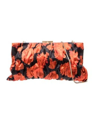 Pre-owned Lk Bennett Clutch In Orange