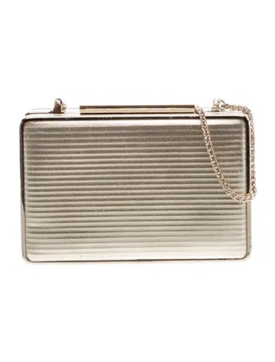 Pre-owned Lk Bennett Clutch Small In Metallic