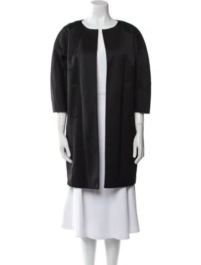 Pre-owned Lk Bennett Coat In Black