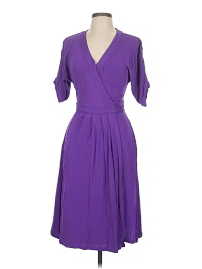 Pre-owned Lk Bennett Cocktail Dress In Purple