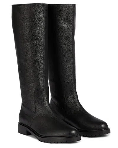 Lk Bennett Coco Leather Boot In Black