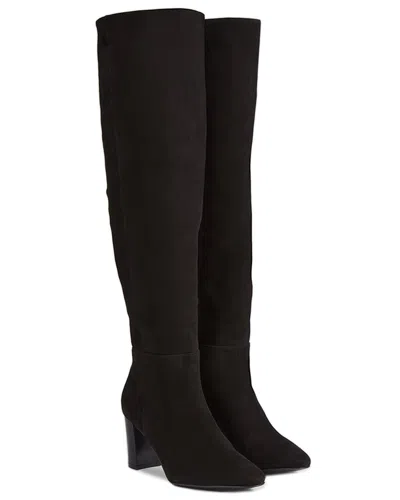 Lk Bennett Courtney Suede Boot In Black