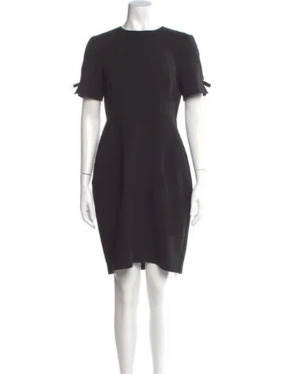Pre-owned Lk Bennett Crew Neck Knee-length Dress In Gray