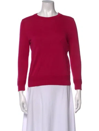 Pre-owned Lk Bennett Crew Neck Sweater In Pink