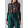 Lk Bennett Cyrus Long Sleeve Merino Wool Sweater In Multi