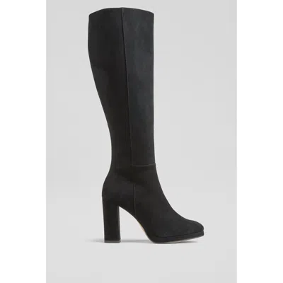 Lk Bennett Darby Knee Boots In Black