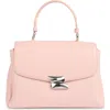 Lk Bennett Darcie Leather Top Handle Bag In Pink
