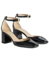 Lk Bennett Darling Patent Open Courts In Black