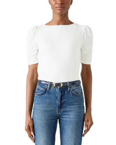 Lk Bennett Diana Jersey Top In White