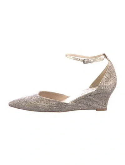 Pre-owned Lk Bennett D'orsay Pumps In Silver