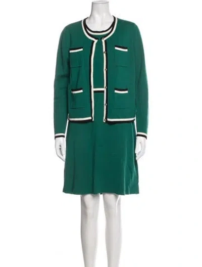 Pre-owned Lk Bennett Dress Set In Green