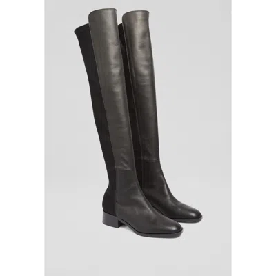 Lk Bennett Duke Knee Boots In Black