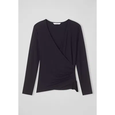 Lk Bennett Eames Jersey Tops In Black
