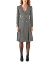 Lk Bennett Edel Midi Dress In Black