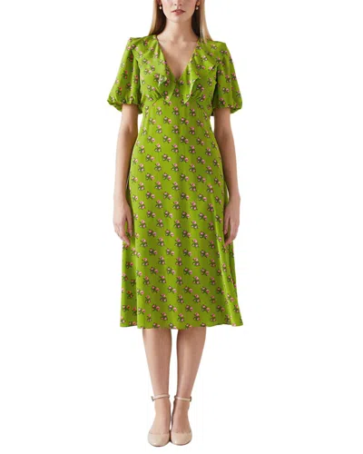 Lk Bennett Edeline Dress In Green