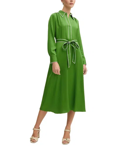 Lk Bennett Elise Dress In Green
