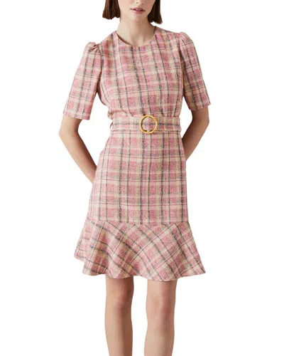 Lk Bennett Eliza Dress In Pink