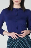 Lk Bennett Ella Cardigan In Blue