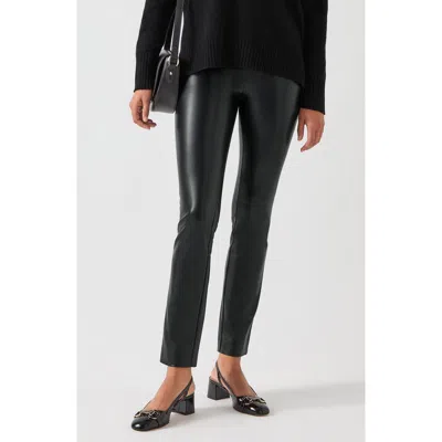 Lk Bennett Ellen Faux Leather Skinny Pants In Black
