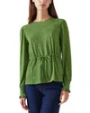 Lk Bennett Womens Mul-green Ellie Chain-print Stretch-jersey Top