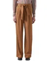 Lk Bennett Ellis Trousers In Brown