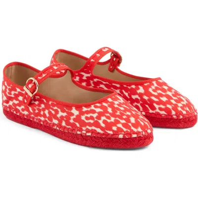 Lk Bennett Emmie Mary Jane Espadrille Flat In Brown