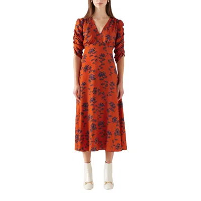 Lk Bennett Erin Dresses In Red