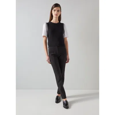 Lk Bennett Esen Trousers In Black