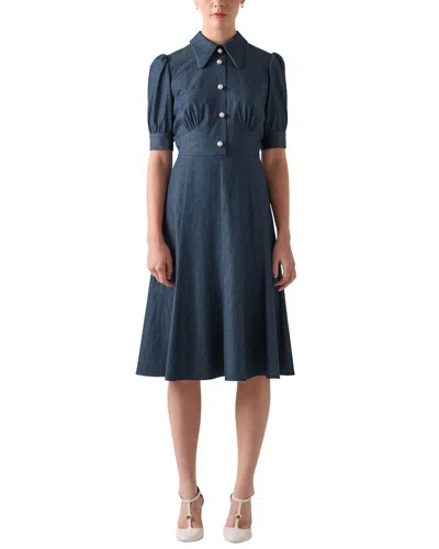 Lk Bennett Esme Dress In Blue