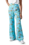 Lk Bennett Esme Norse Floral Wide Leg Trousers