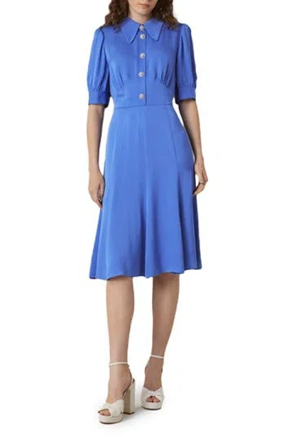 Lk Bennett Esme Shirtdress In Blue