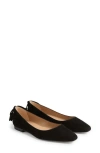 Lk Bennett Essie Tassel Flat In Black