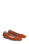 Lk Bennett Essie Tassel Flat In Orange